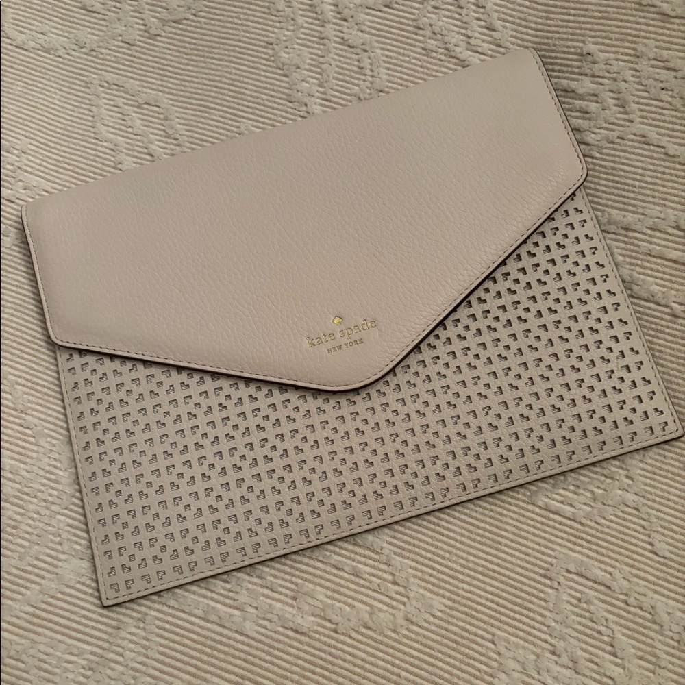 Beautiful white Kate Spade Clutch